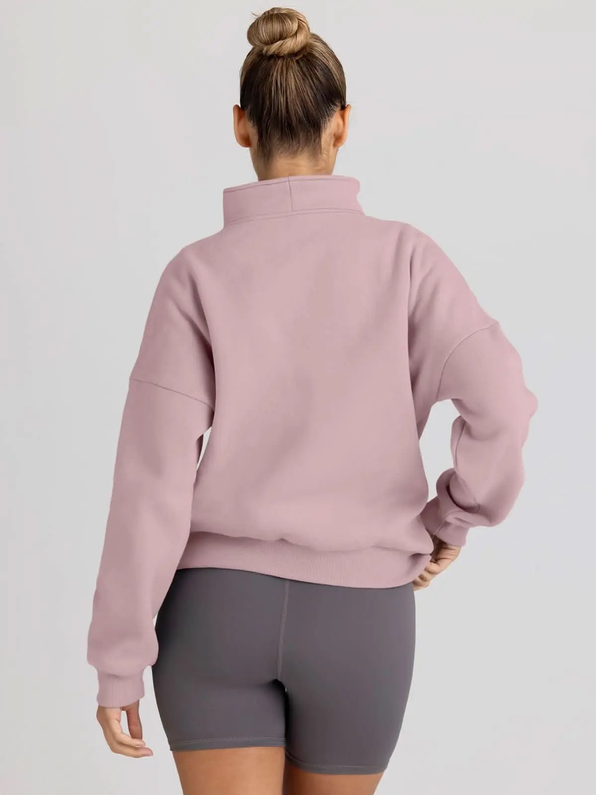 Oversized Half Zip Sweatshirt Cozy by Love Salve