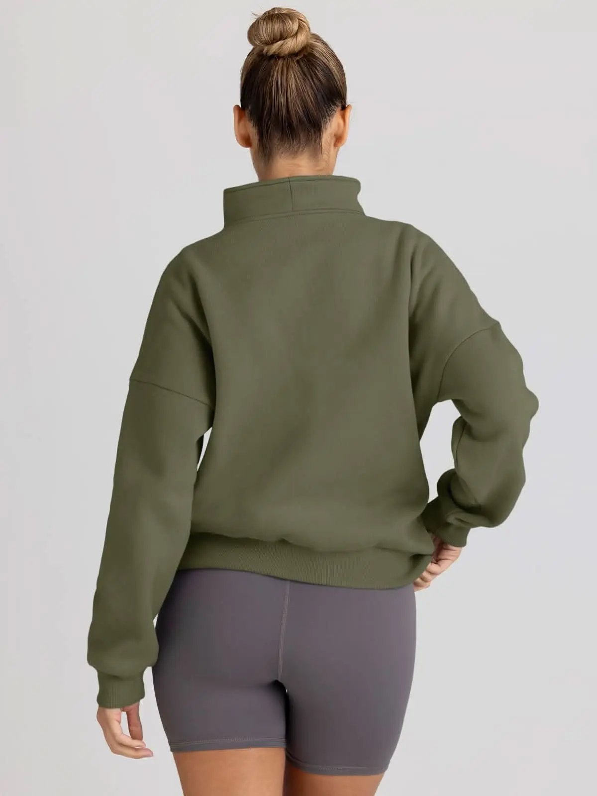 Oversized Half Zip Sweatshirt Cozy by Love Salve