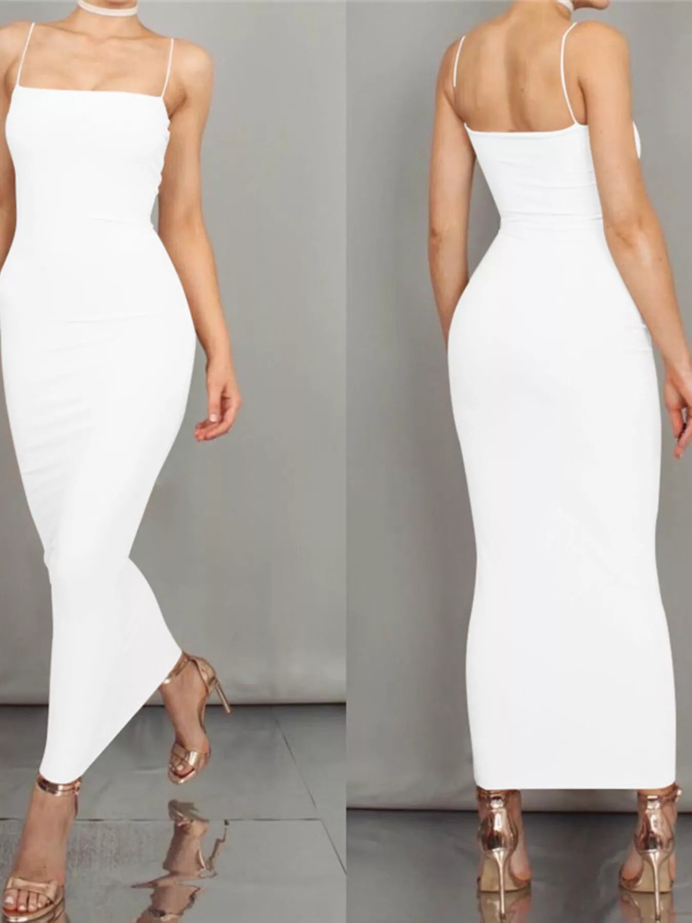 Sleeveless Bodycon Midi Dress