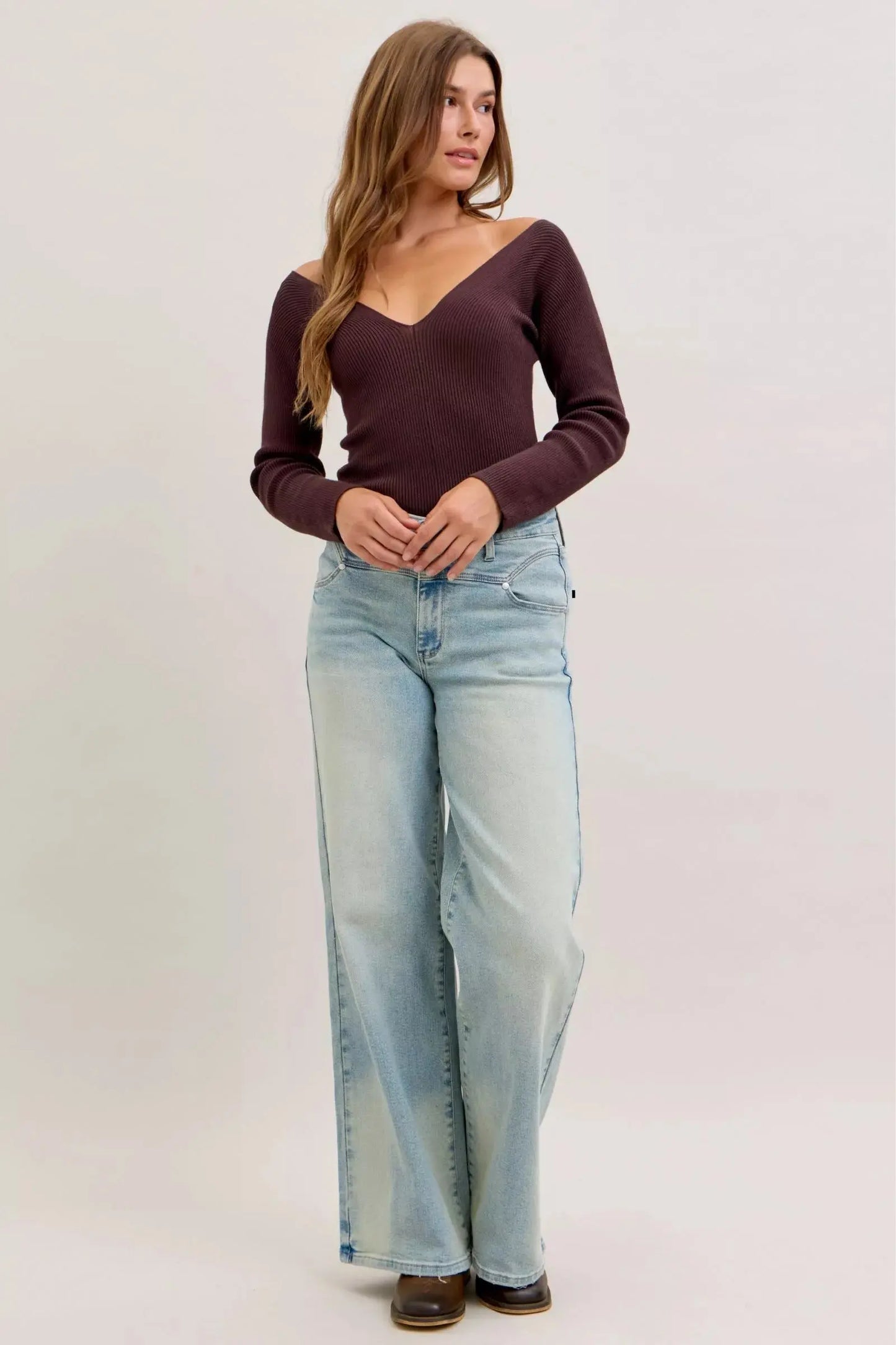 Judy Blue Jeans - High Waist Column Straight Jeans