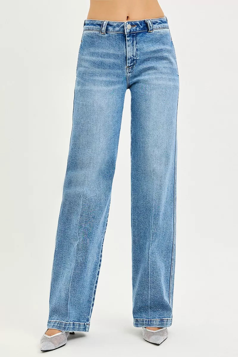 RISEN Jeans - Slouchy Straight Jeans