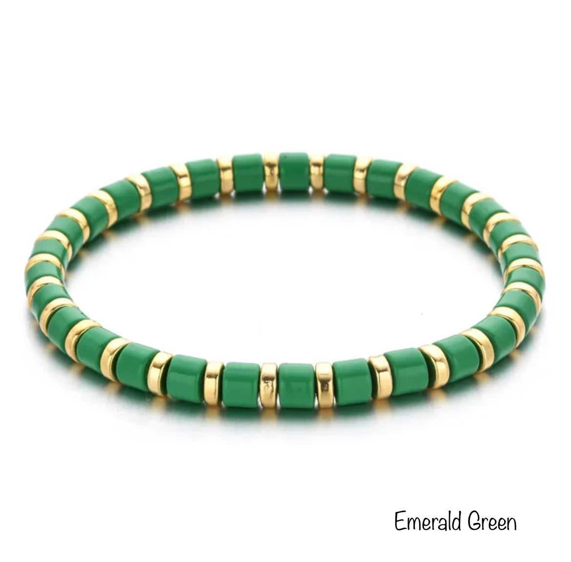 Enamel Stretch Bracelets  - Add Clip Charms