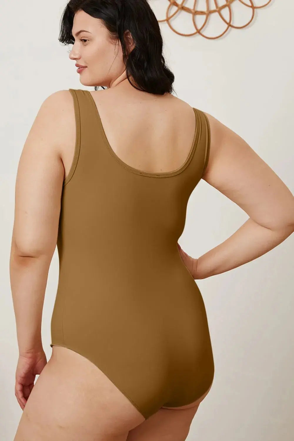 Basic Bae Full Size Square Neck Womens Sleeveless Bodysuit