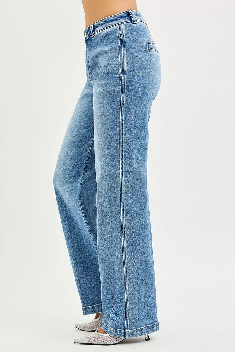 RISEN Jeans - Slouchy Straight Jeans