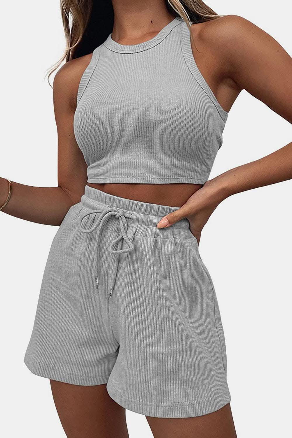 Trendsi Two-Piece Sets - Stylish Top & Shorts Set - Premium Quality