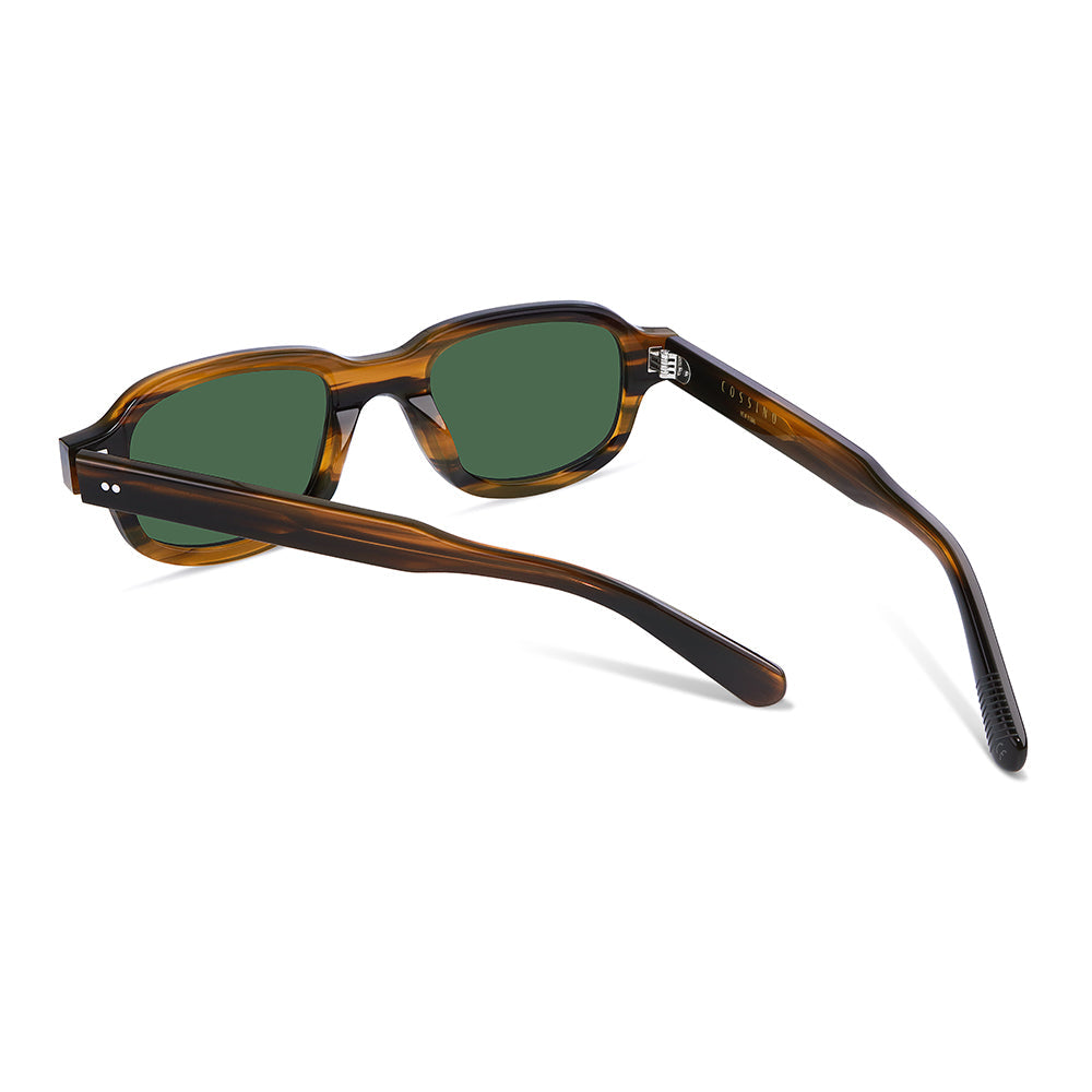 Tres 48mm Rectangle Sunglasses | Mahogany