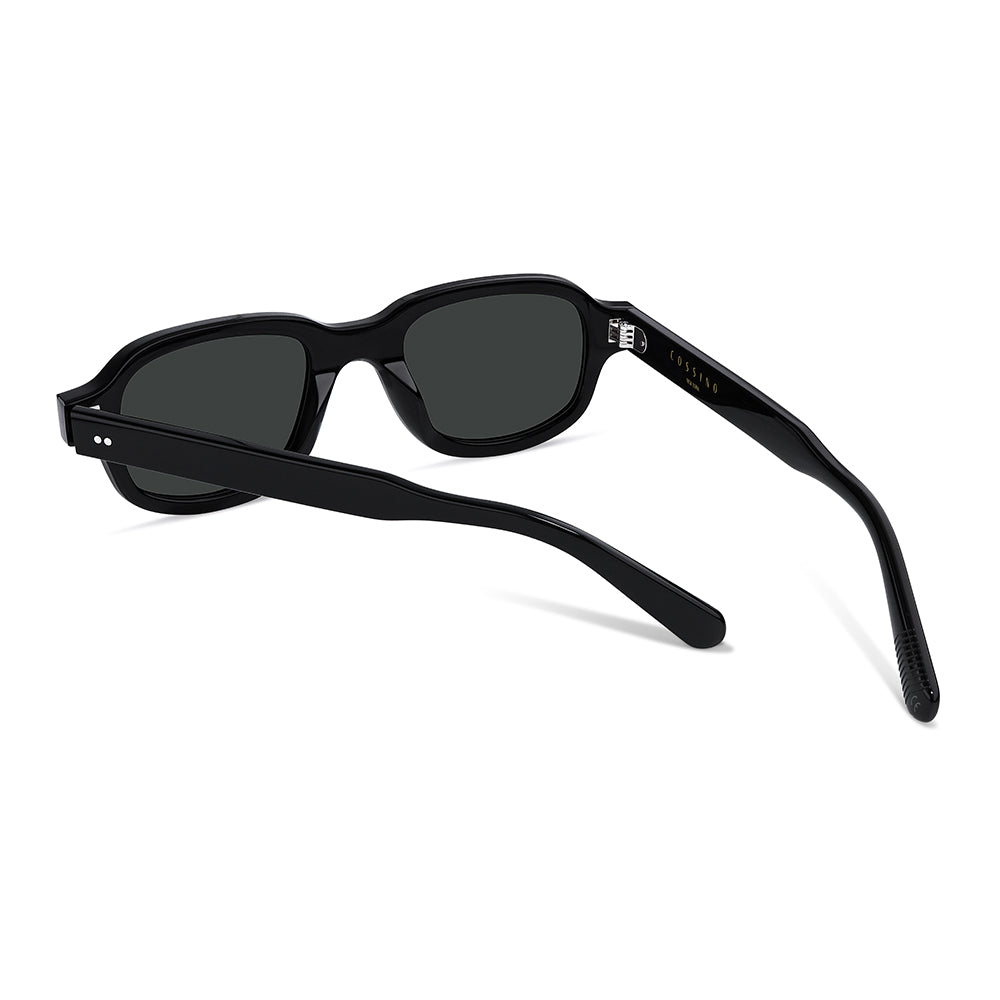 Tres 48mm Rectangle Sunglasses | Black