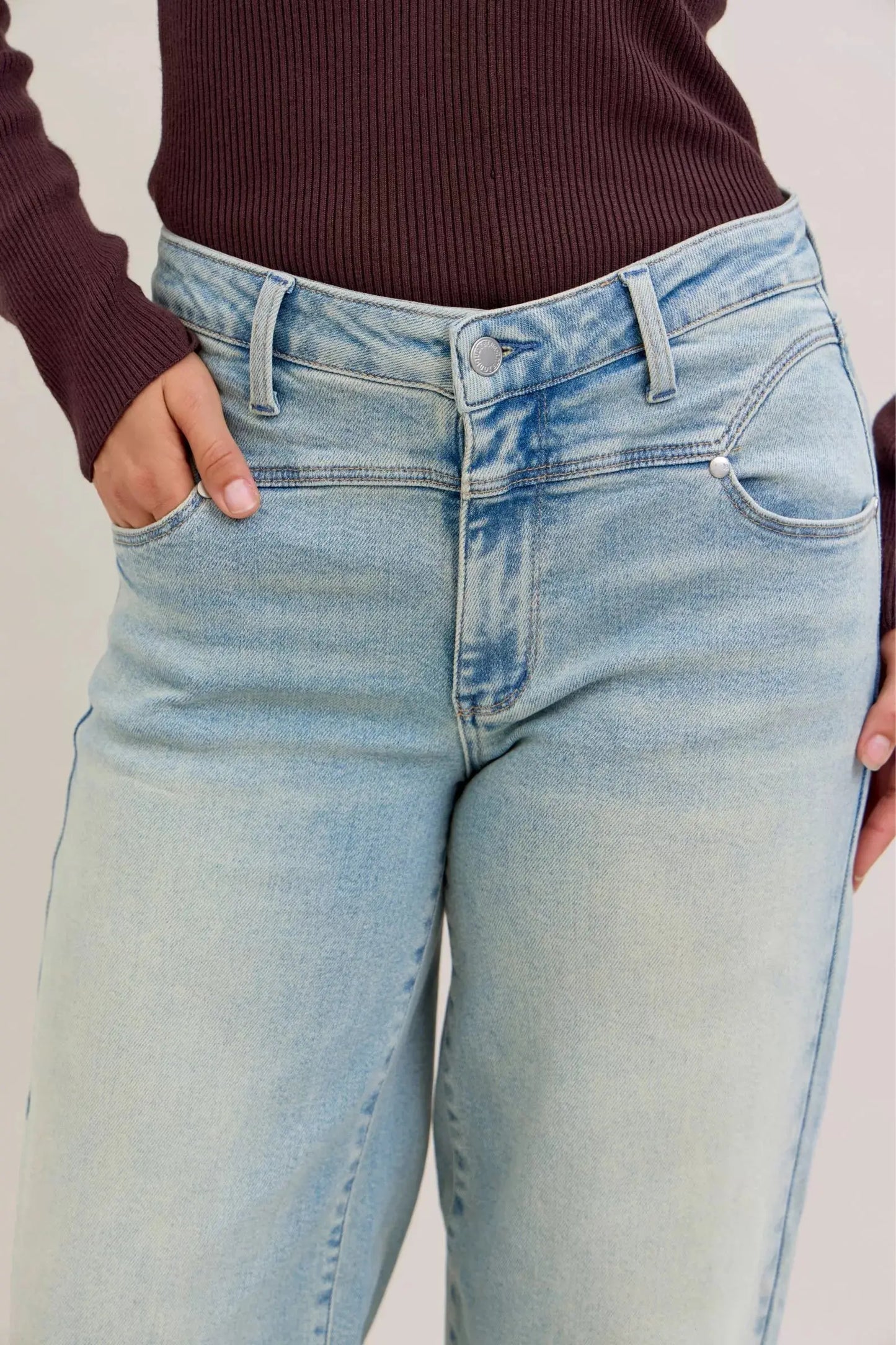 Judy Blue Jeans - High Waist Column Straight Jeans