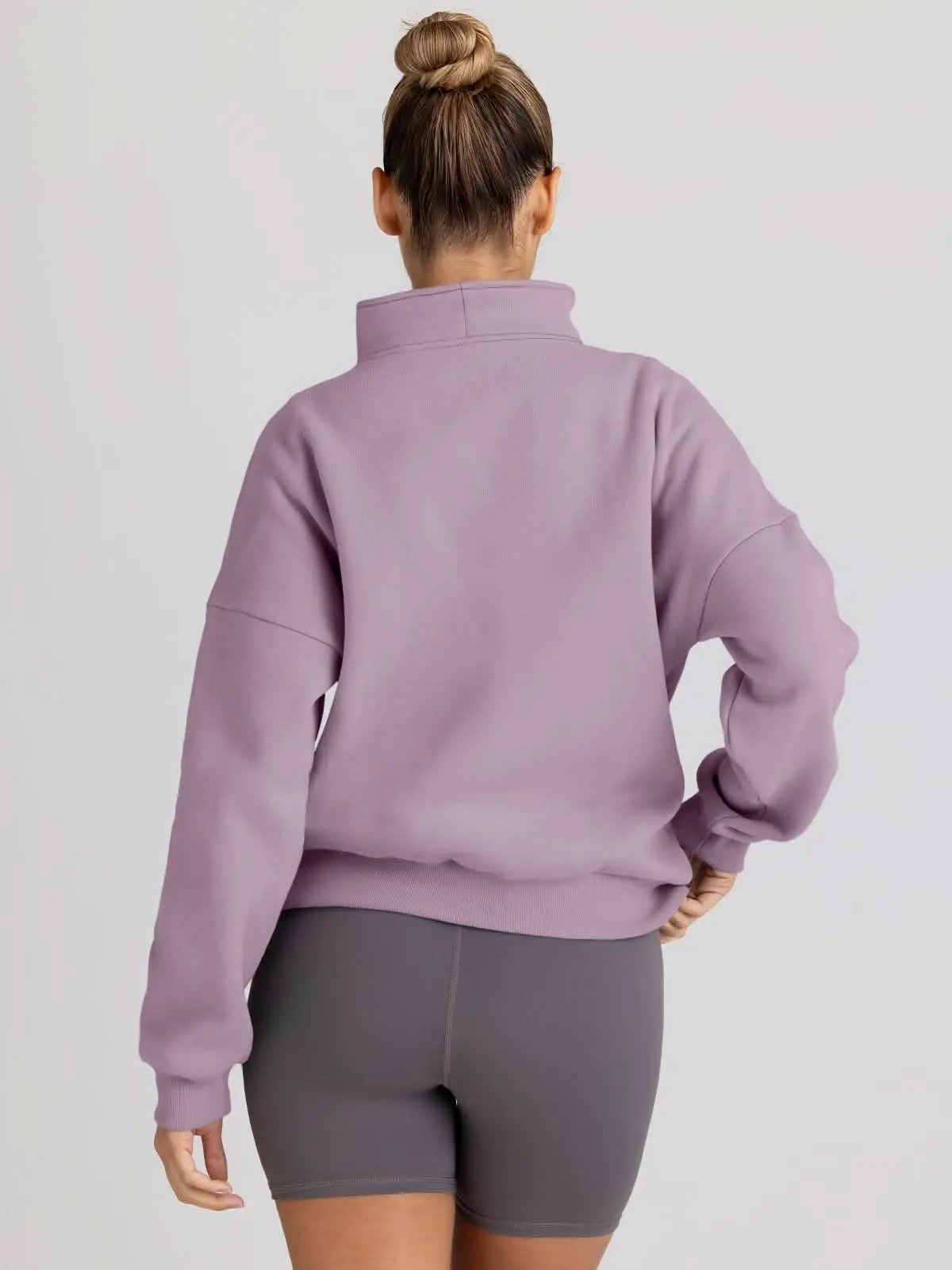 Oversized Half Zip Sweatshirt Cozy by Love Salve