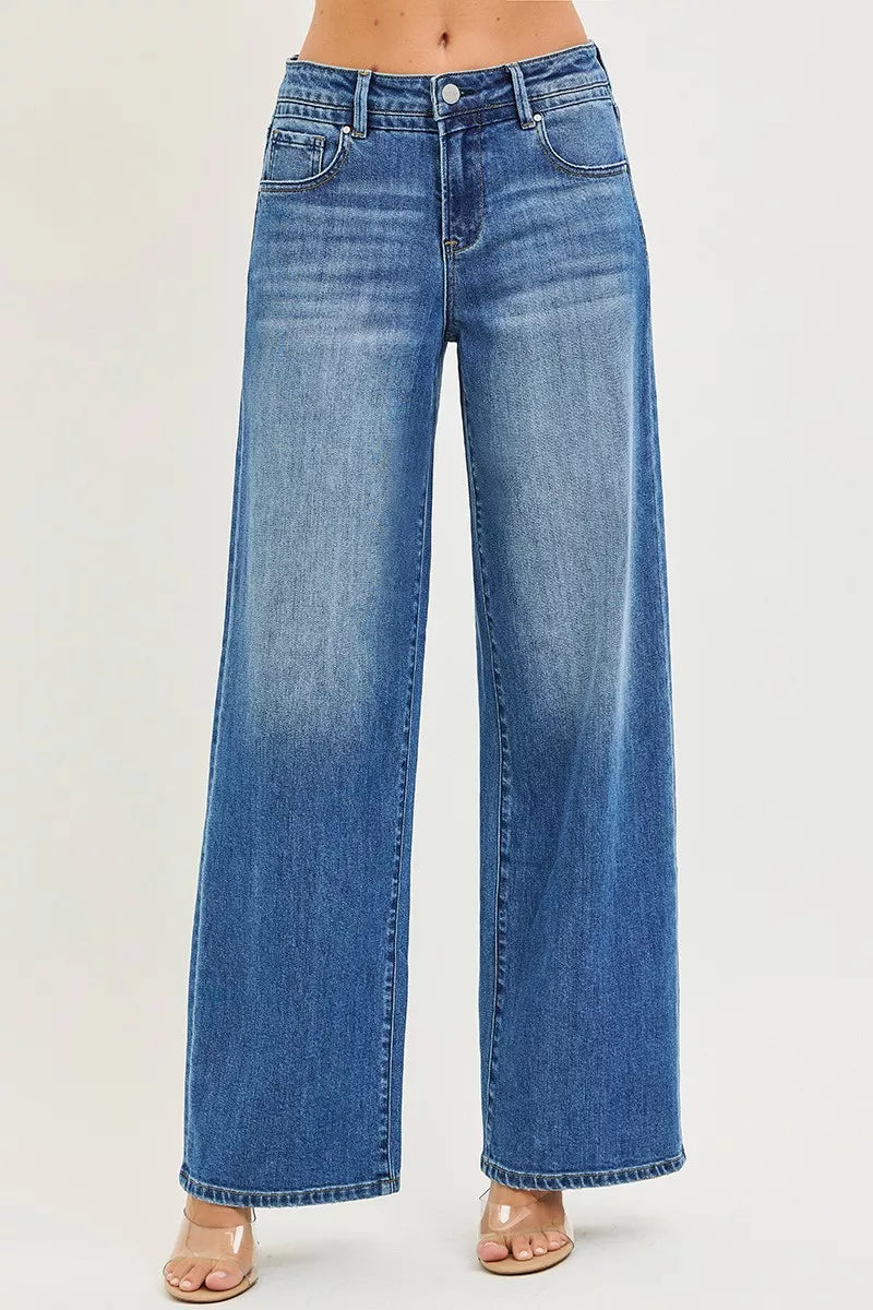 RISEN Jeans - Slouchy Baggy Jeans with Pockets
