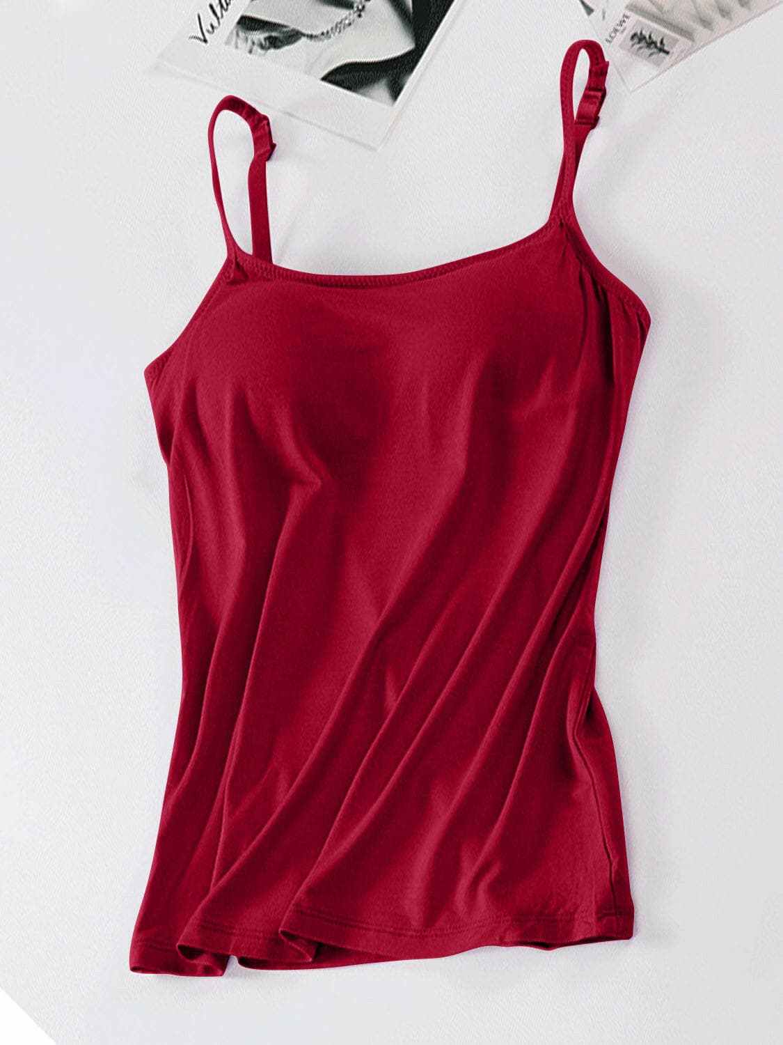 T-Shirts Trendsi just arrived - Scoop neck cami with adjustable straps