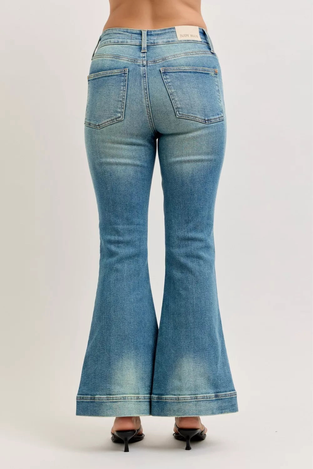 Judy Blue Jeans - High Waist Vintage Wash Flare Jeans
