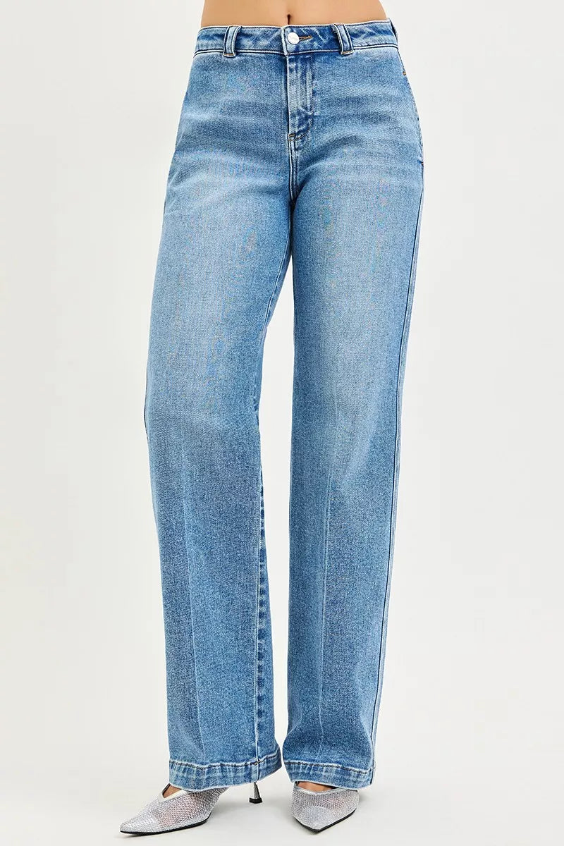 RISEN Jeans - Slouchy Straight Jeans