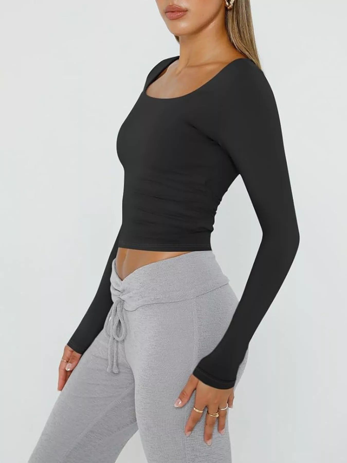 Slim Fit Long Sleeve T Shirt
