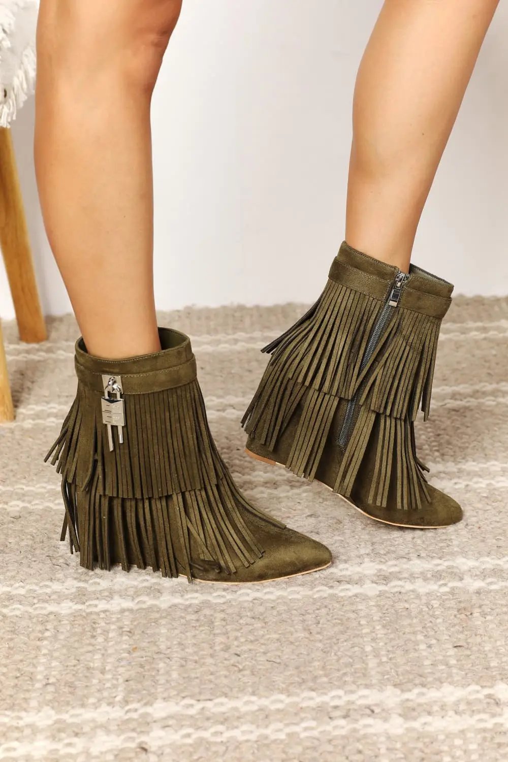 Accessories Trendsi Legend women's vegan suede booties