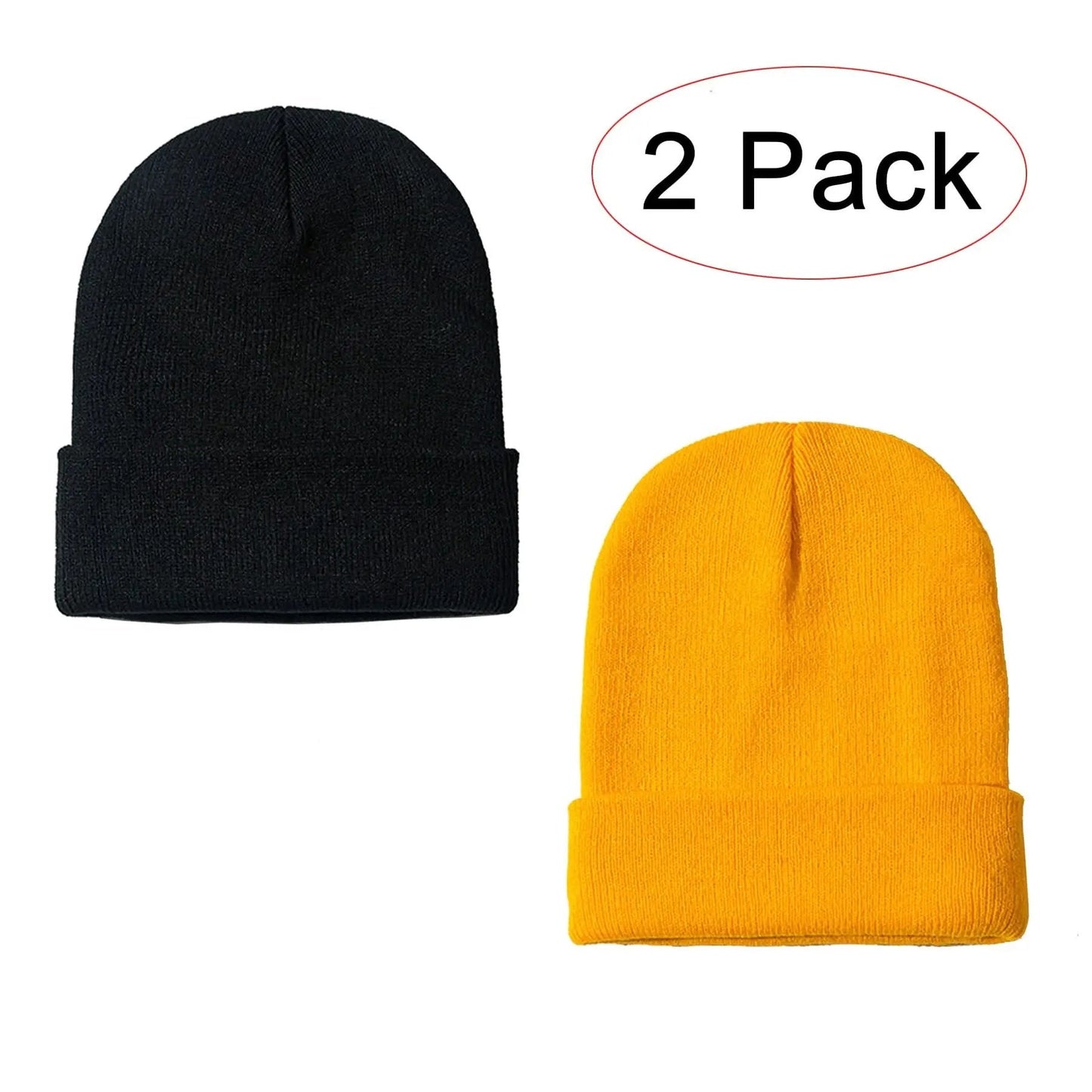 Knit Beanie - Warm Winter Headwear - Unisex & Stylish