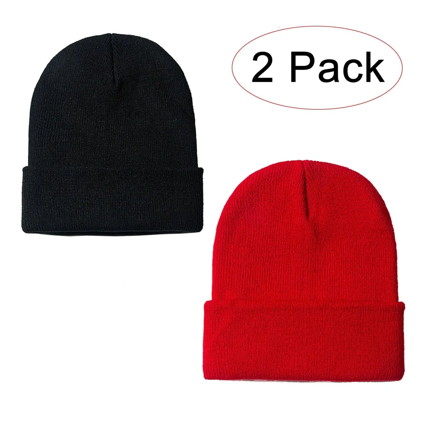 Knit Beanie - Warm Winter Headwear - Unisex & Stylish