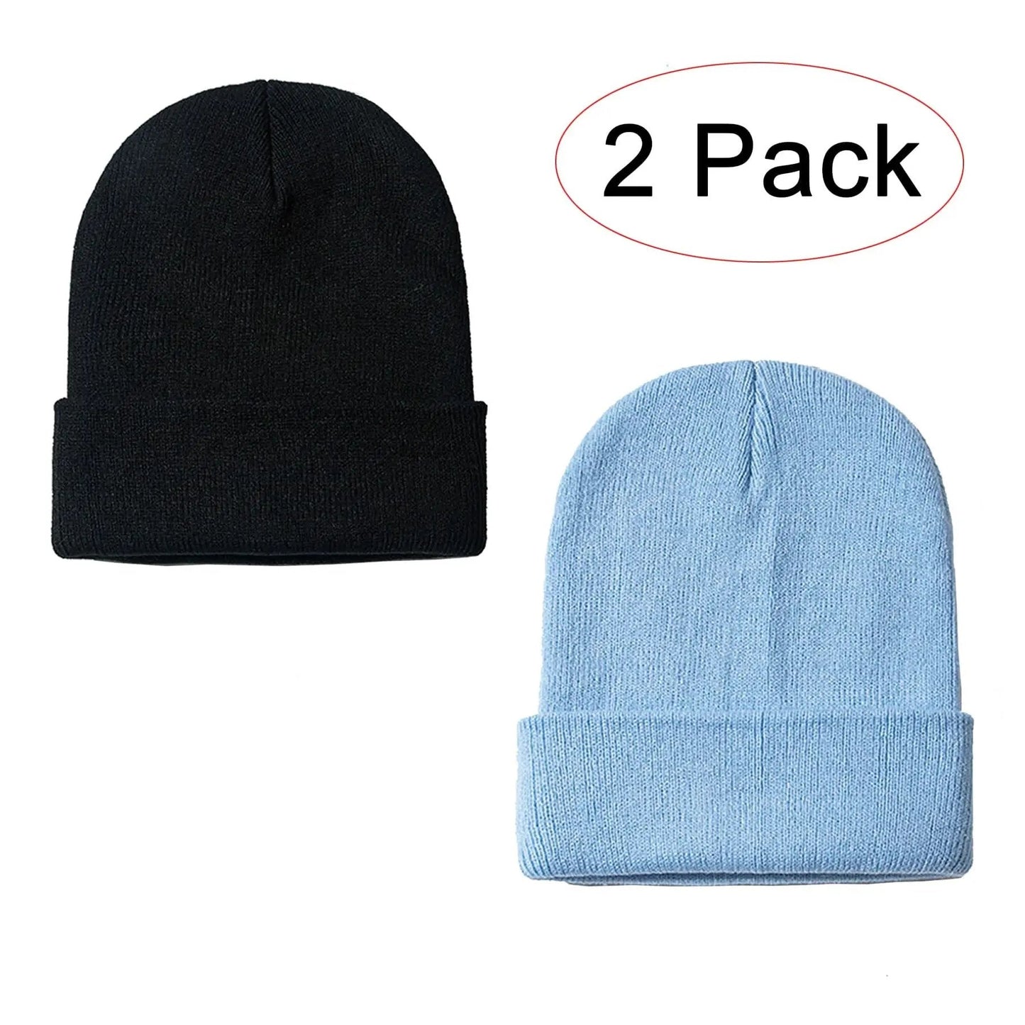 Knit Beanie - Warm Winter Headwear - Unisex & Stylish