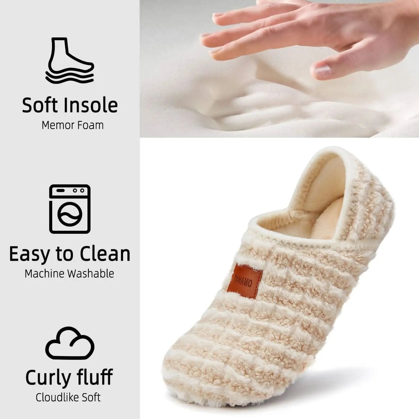 Shoes Love Salve Furry Slippers Women's/Men's Indoor Home, Yoga Socks - Cozy & Comfy