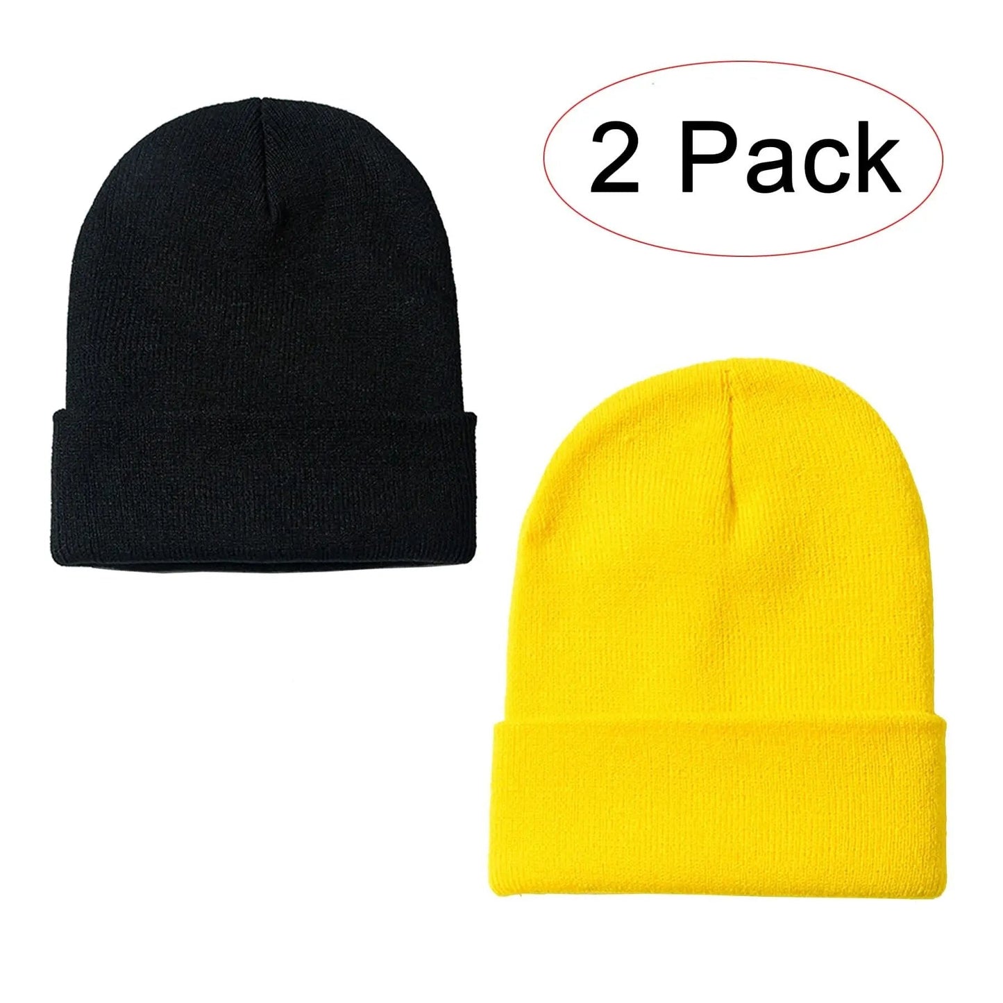 Knit Beanie - Warm Winter Headwear - Unisex & Stylish