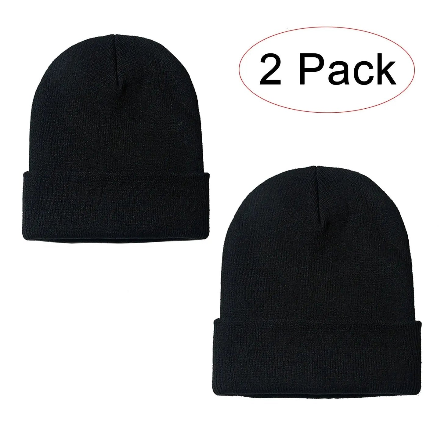 Knit Beanie - Warm Winter Headwear - Unisex & Stylish