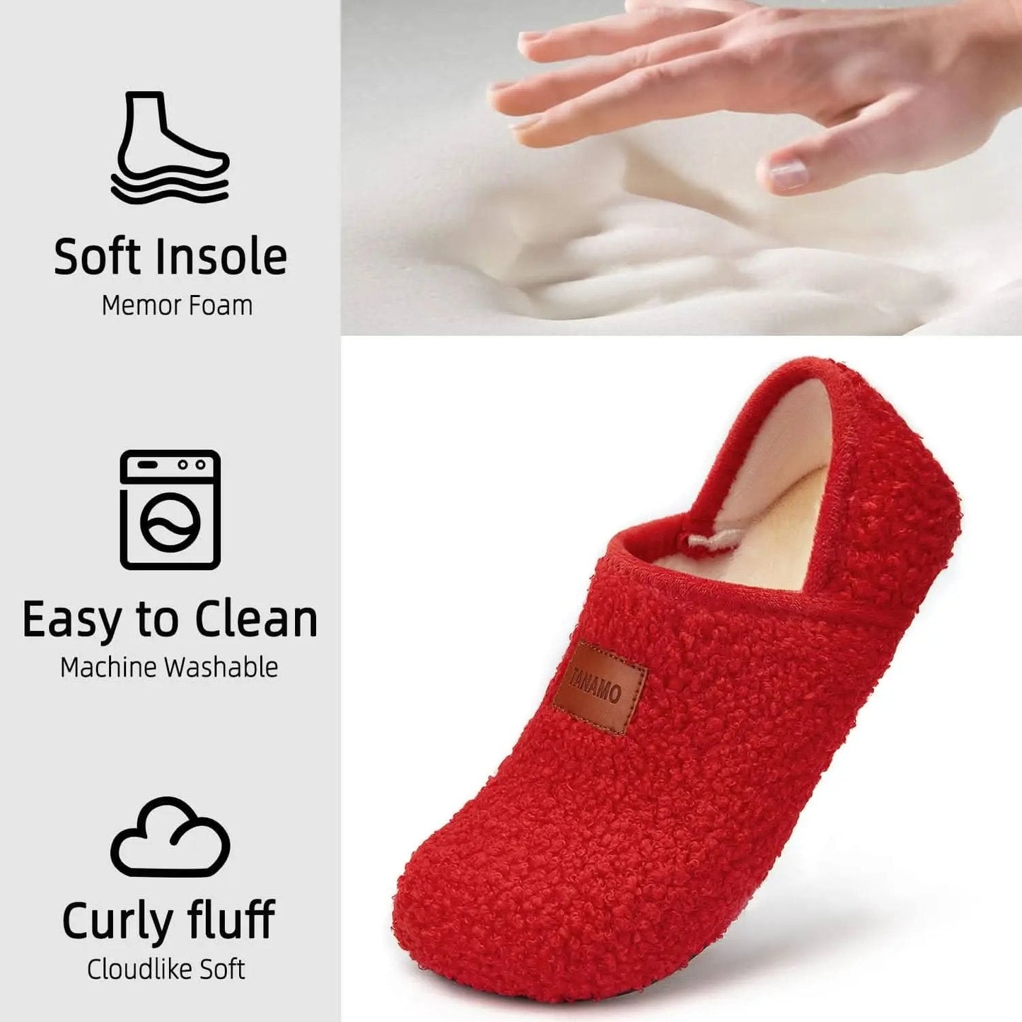 Shoes Love Salve Furry Slippers Women's/Men's Indoor Home, Yoga Socks - Cozy & Comfy
