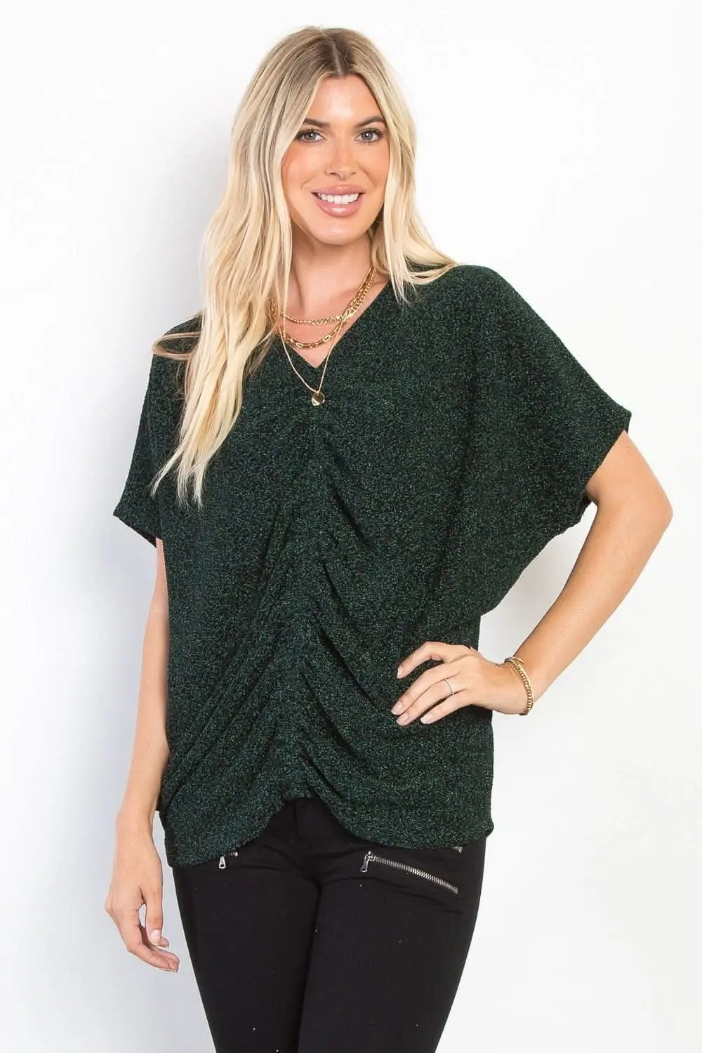 Women's Top Top - Lurex Cinched - Be Stage LoveSalve