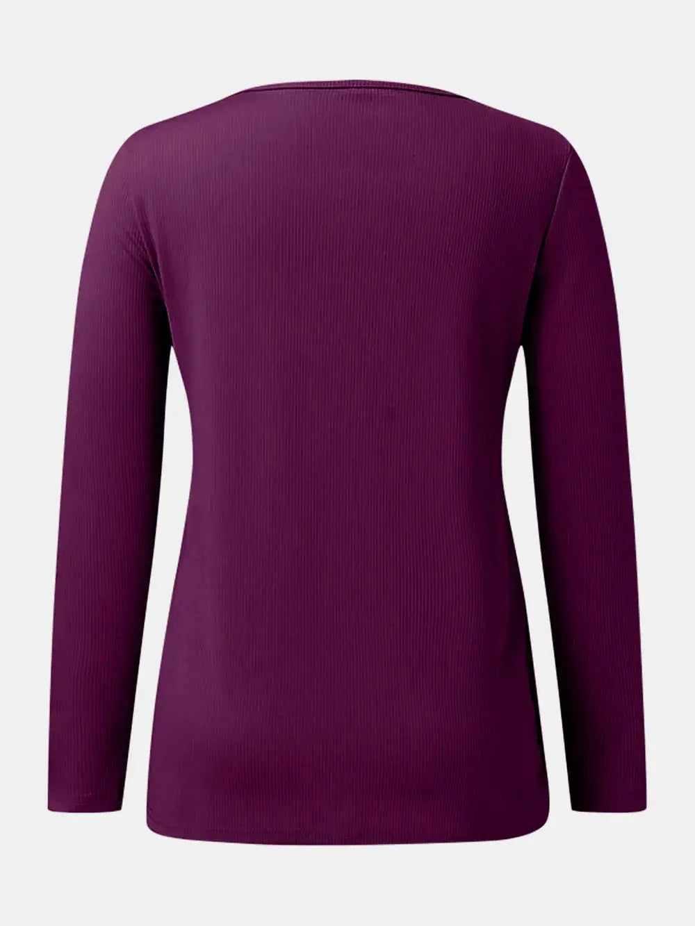 Full Size Scoop Neck Long Sleeve T Shirt