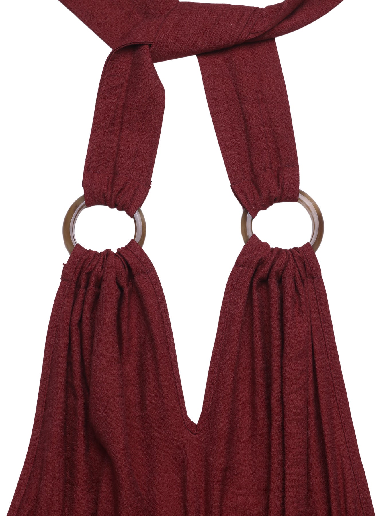 V Neck Sleeveless Wide Leg Jumpsuit