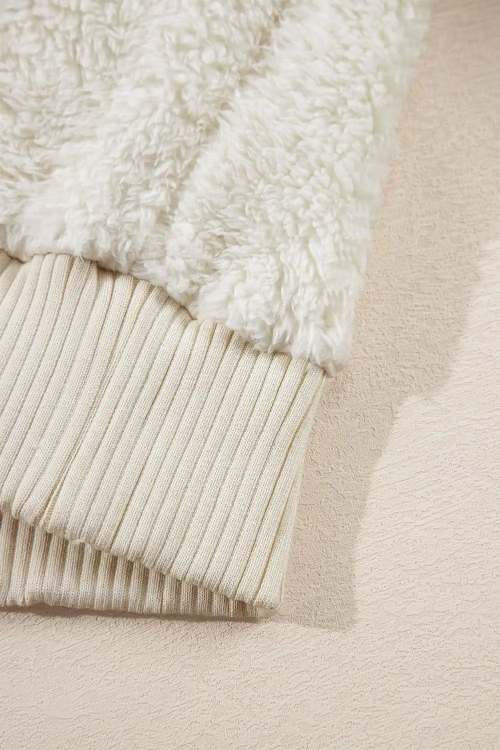 Women's Ribbed Hoodie - Soft & Cozy - Daily Fleece Pullover