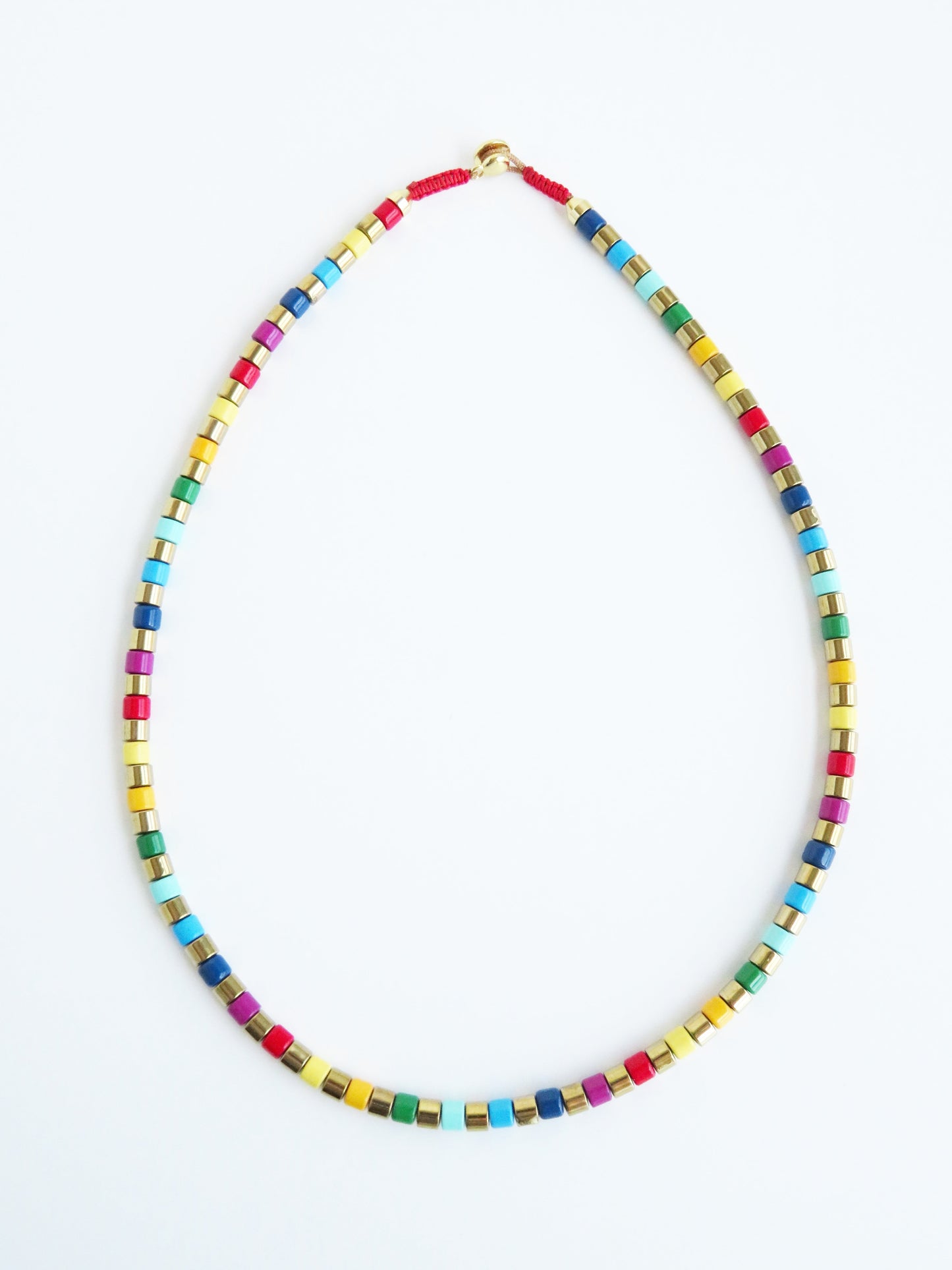 Enamel Tube Necklaces - add charms!