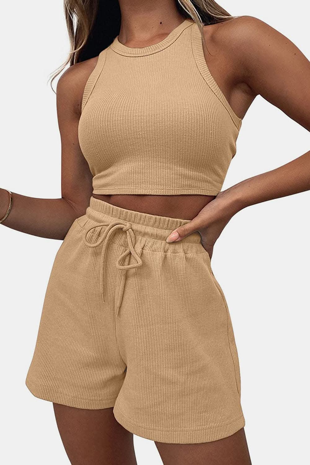 Trendsi Two-Piece Sets - Stylish Top & Shorts Set - Premium Quality