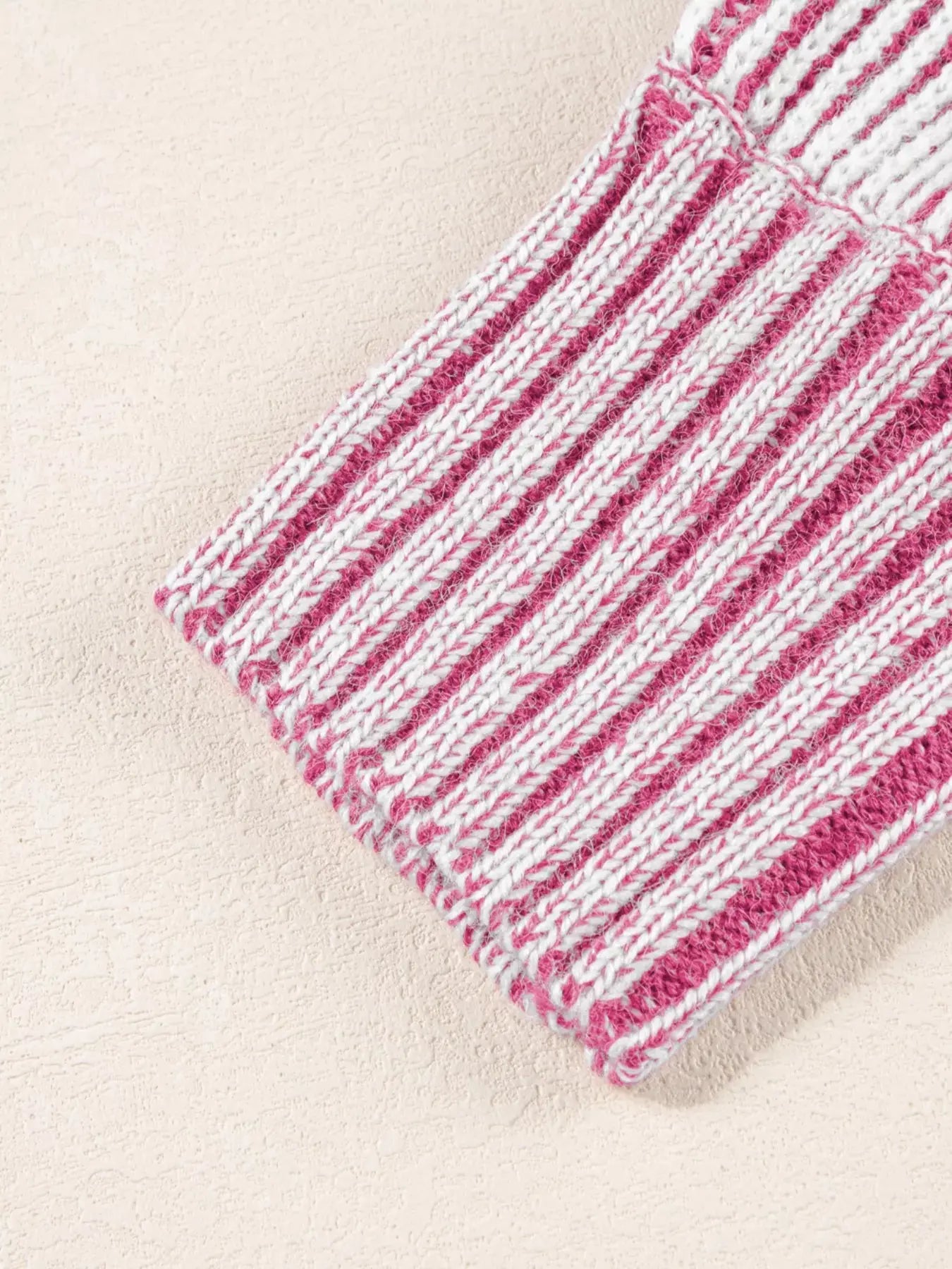Striped Casual Boat Neck Sweater