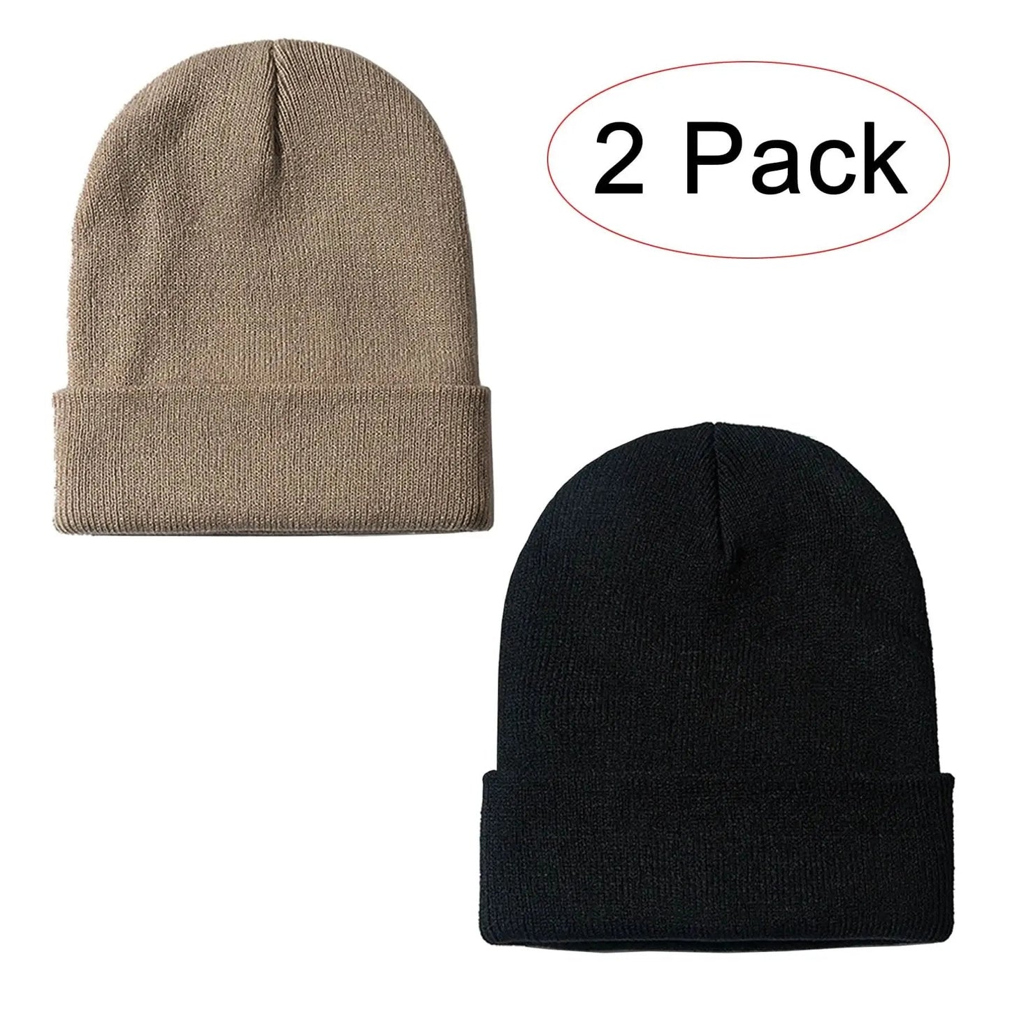 Knit Beanie - Warm Winter Headwear - Unisex & Stylish