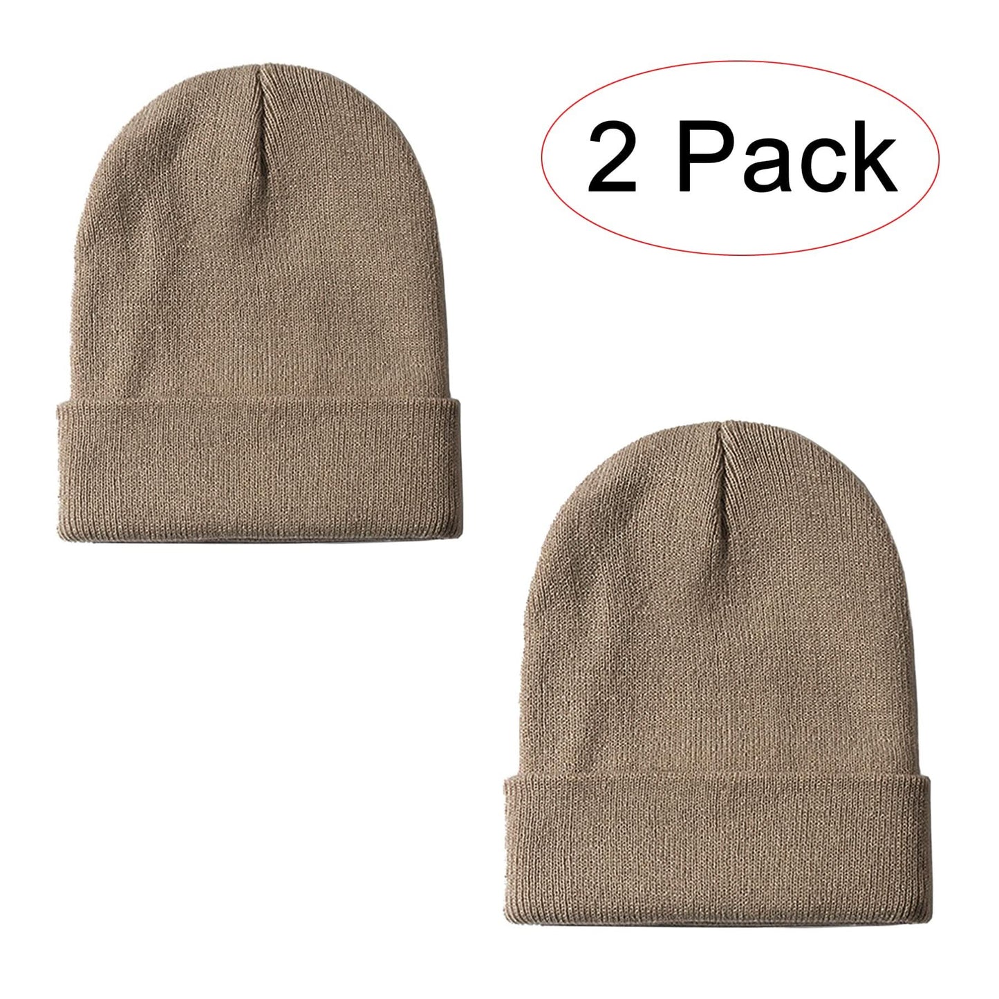 Knit Beanie - Warm Winter Headwear - Unisex & Stylish