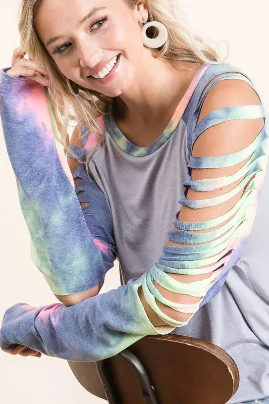 T-Shirts Women's Tee - Tie Dye Jersey Knit - Soft & Stylish