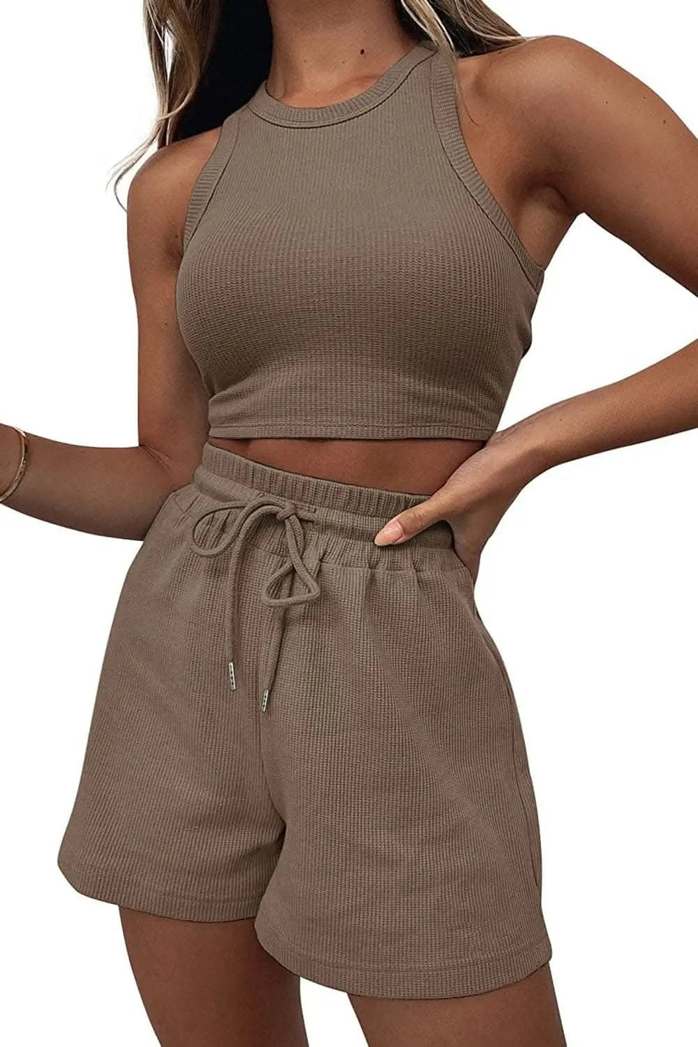 Trendsi Two-Piece Sets - Stylish Top & Shorts Set - Premium Quality