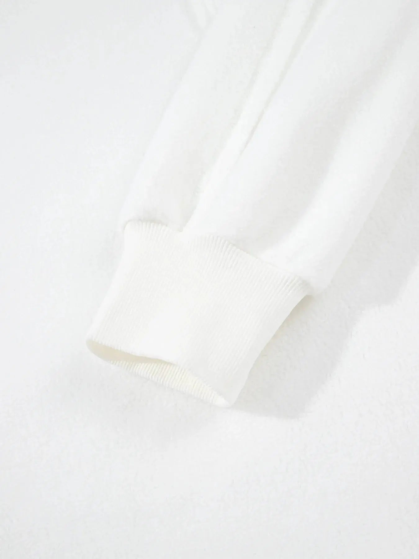 Cozy Cream Exposed Seam Knit Pocket Pullover Sweatshirt