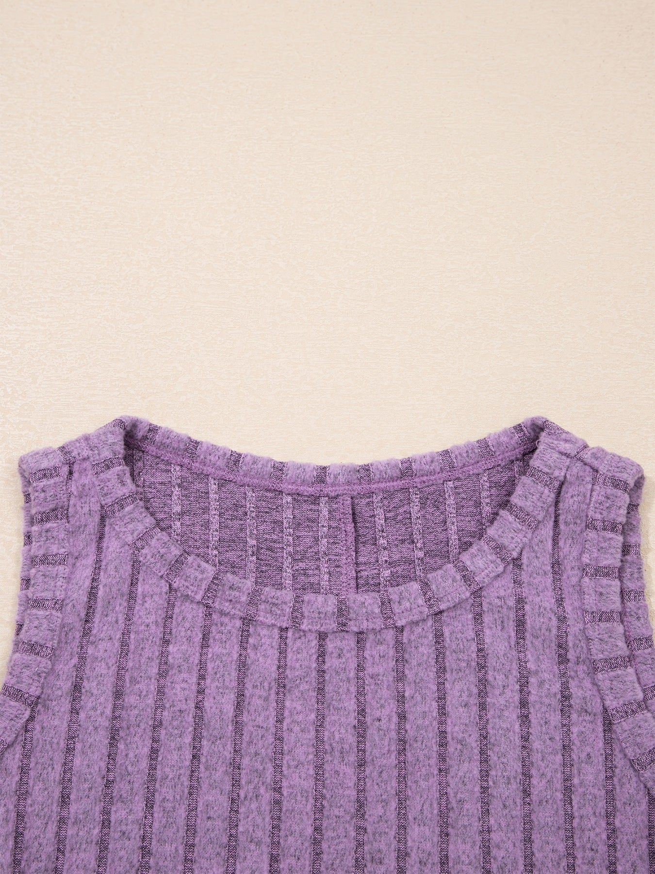Slim Mineral Wash Ribbed Tank Top