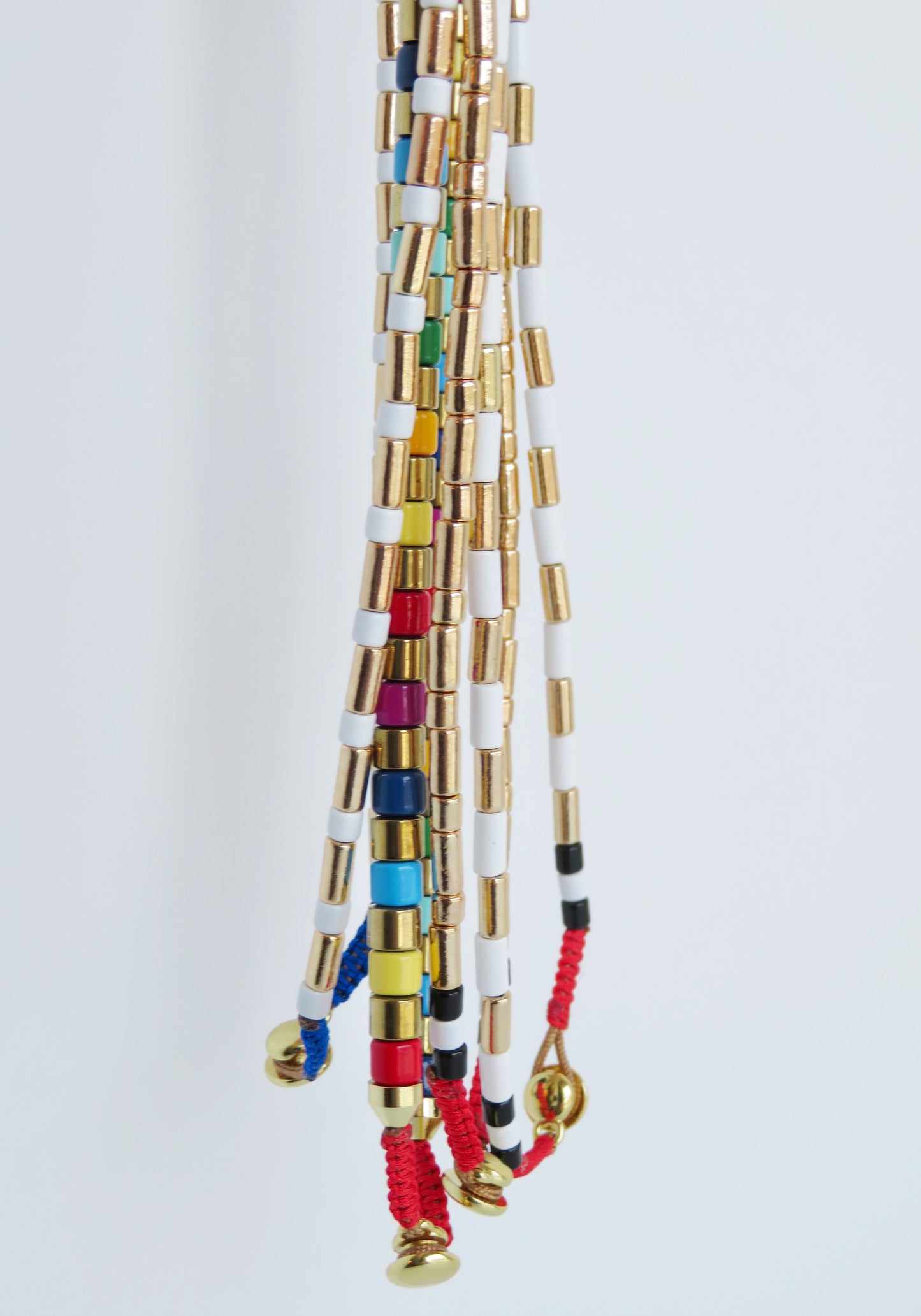 Enamel Tube Necklaces - add charms!