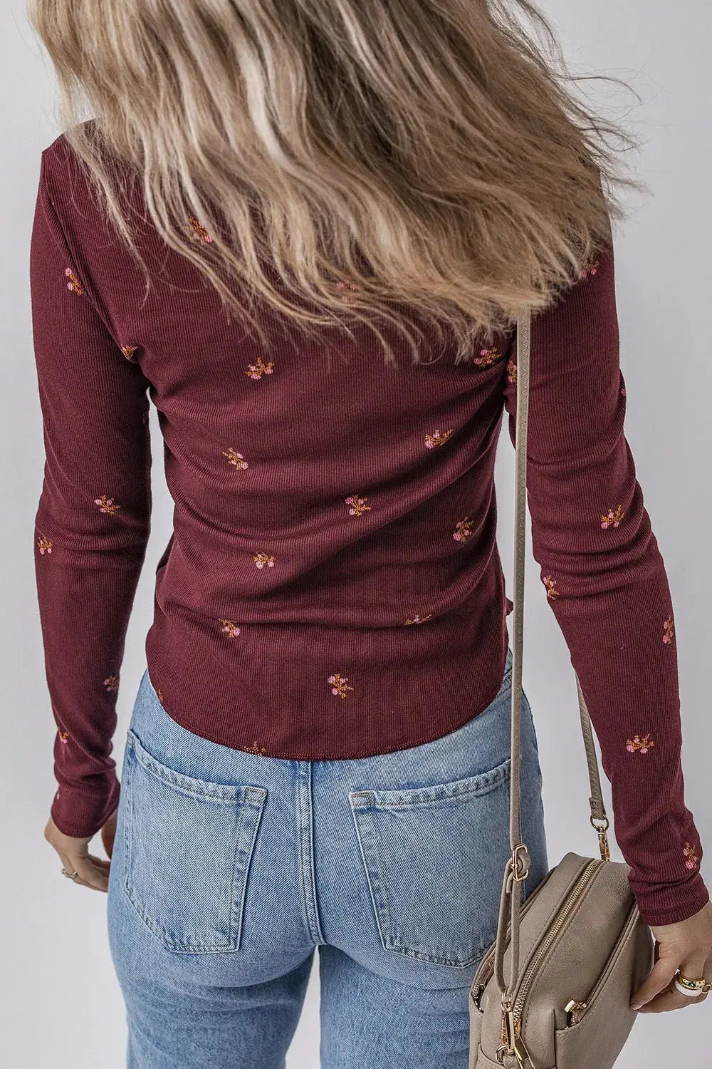 Floral Long Sleeve T Shirt