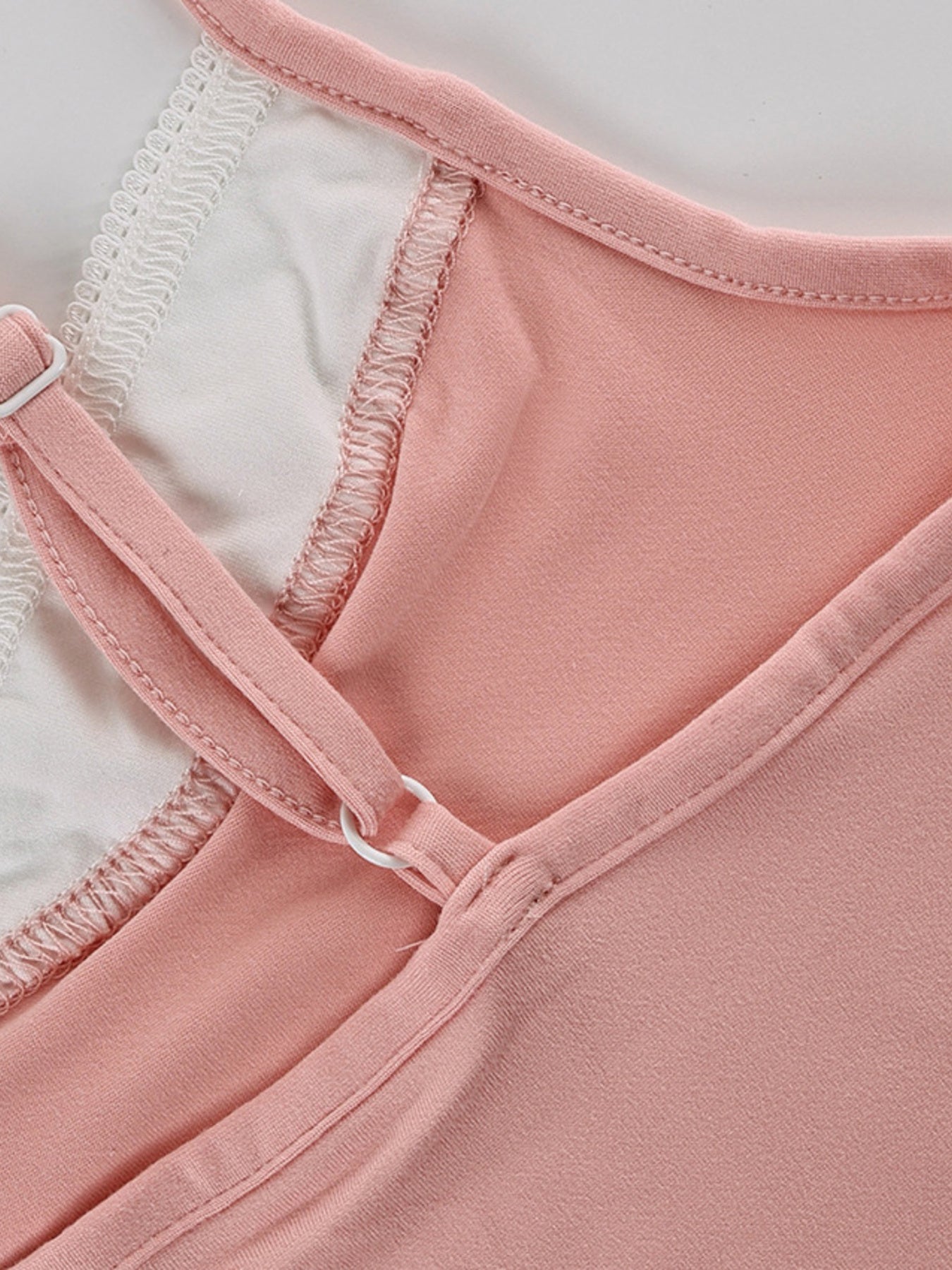 Lace Trim Cami & Pants Two Piece Loungewear Set