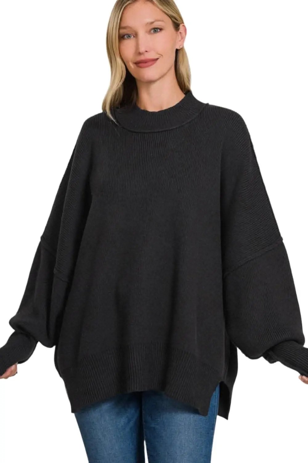 Trendsi Oversized Cozy Sweater — Soft Knit for Fall