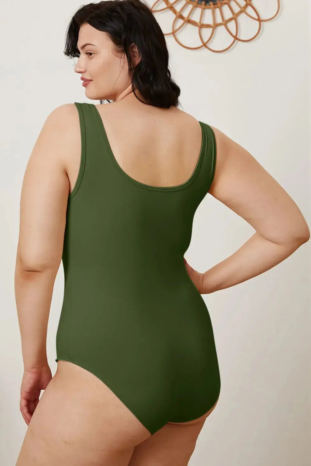 Basic Bae Full Size Square Neck Womens Sleeveless Bodysuit