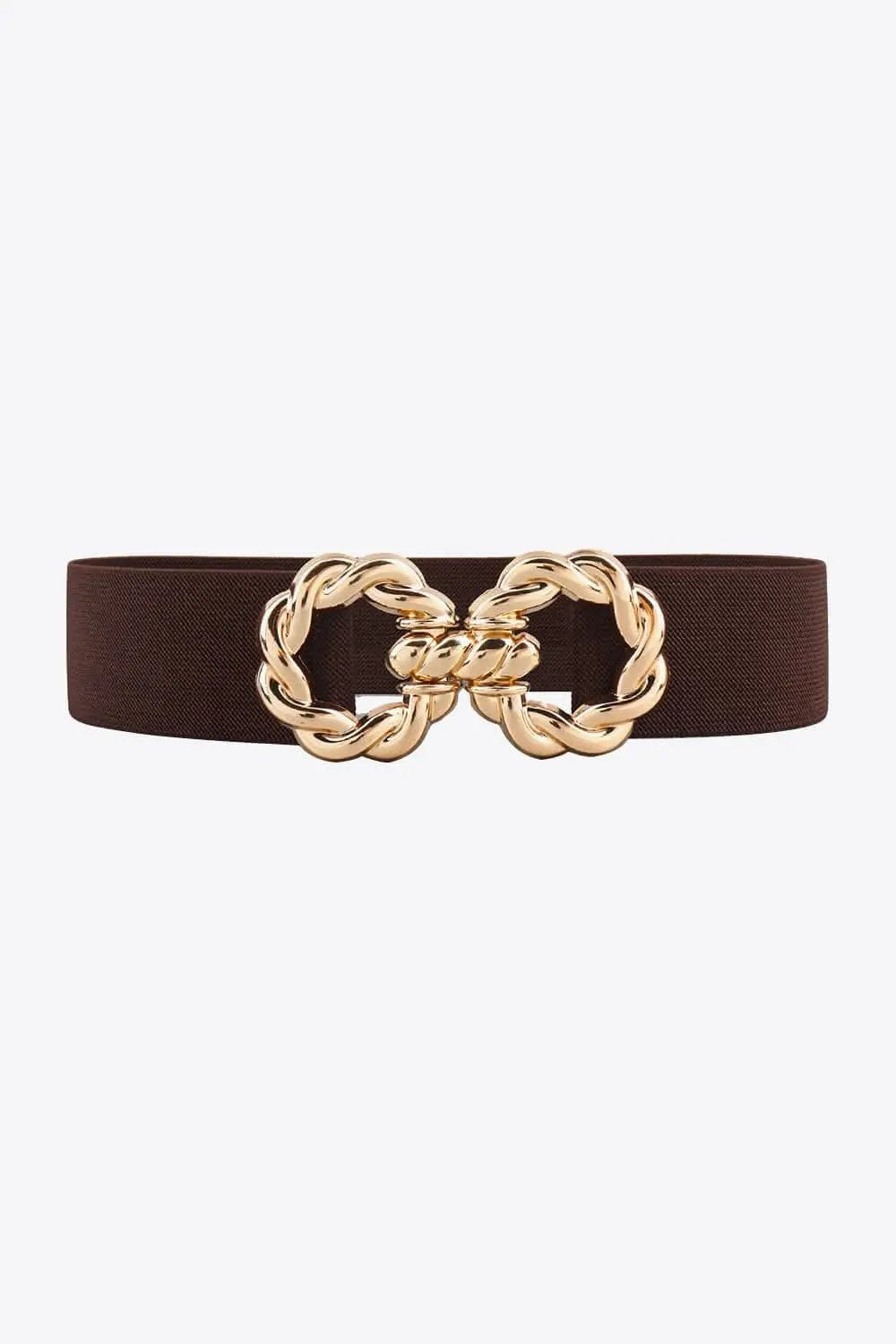 Accessories Trendsi Elastic belt with zinc alloy buckle