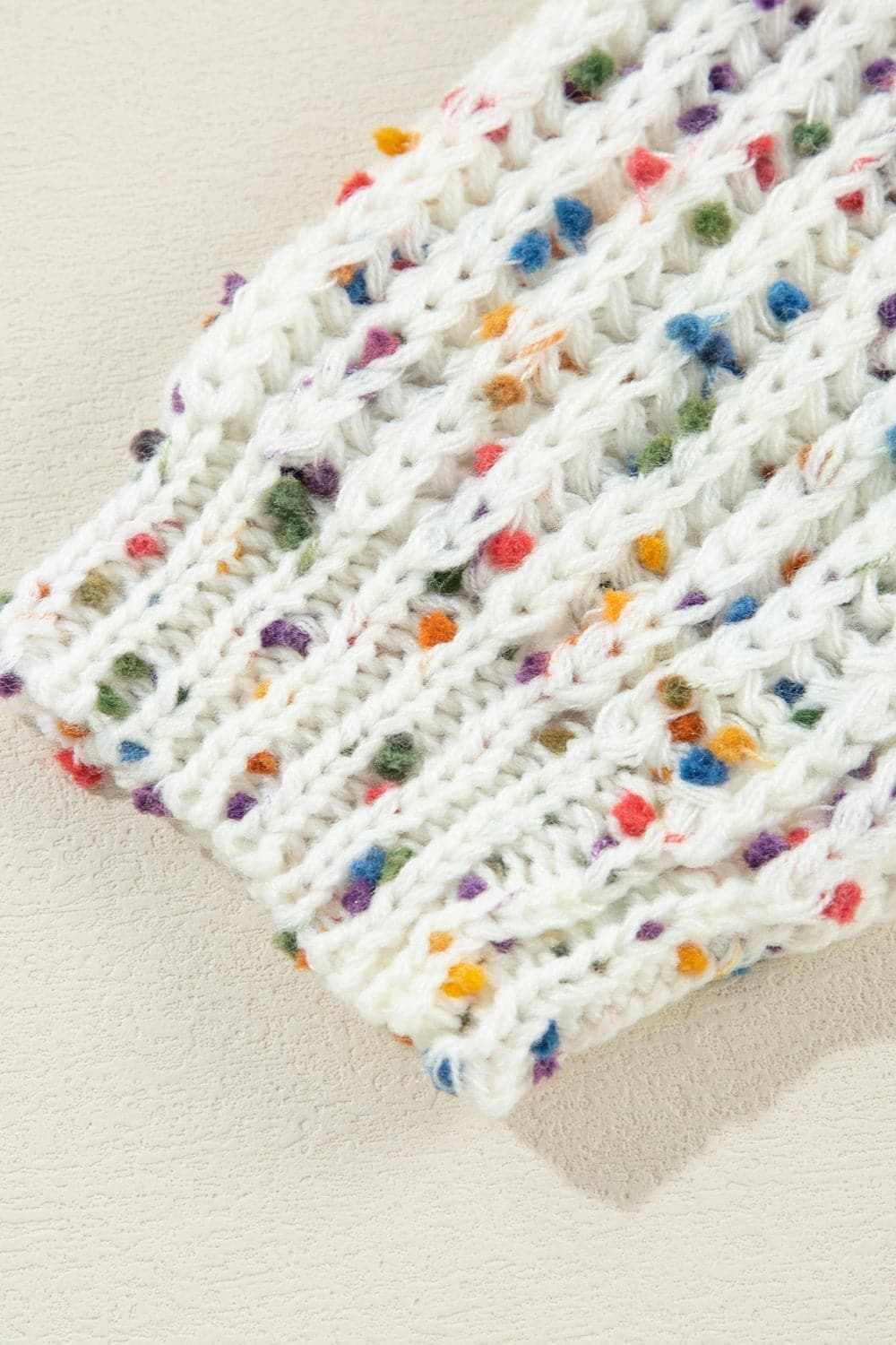 Sweaters Trendsi Backless Confetti-knit Pullover - Knit Tops