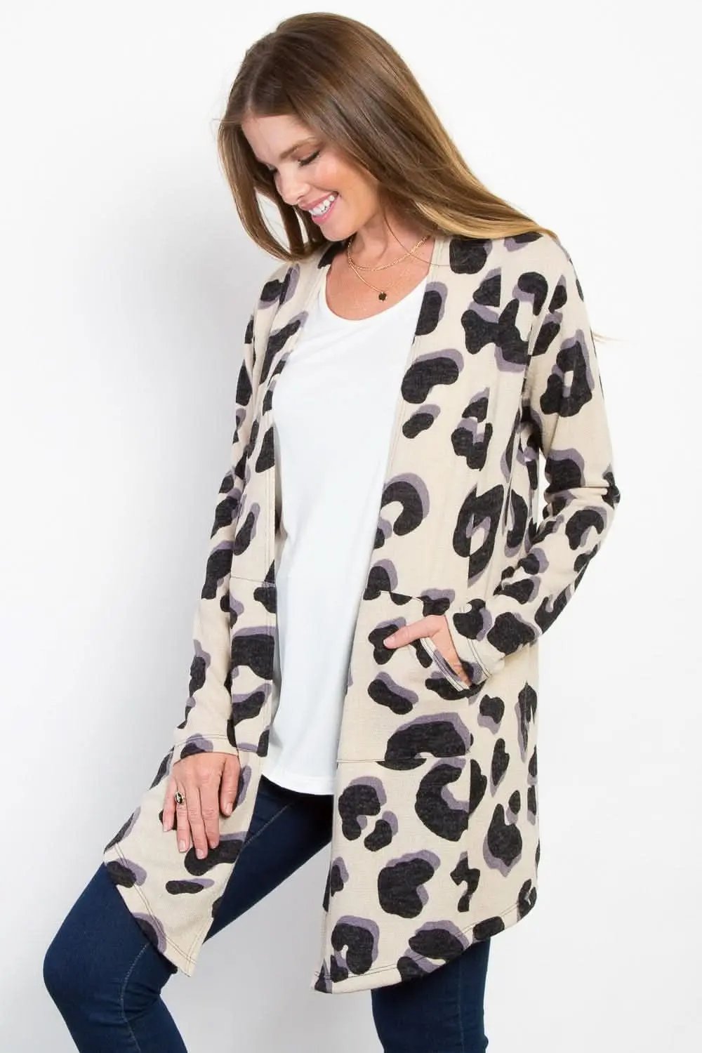 Sweaters Trendsi Be Stage Pocketed Knit Cardigan - Apparel &