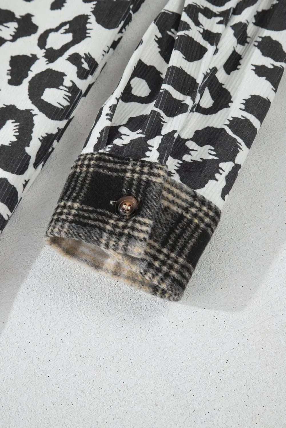 Shirts Love Salve Black Plaid Shacket Women's Fall Fashion Layering Oversized Shirt Jacket