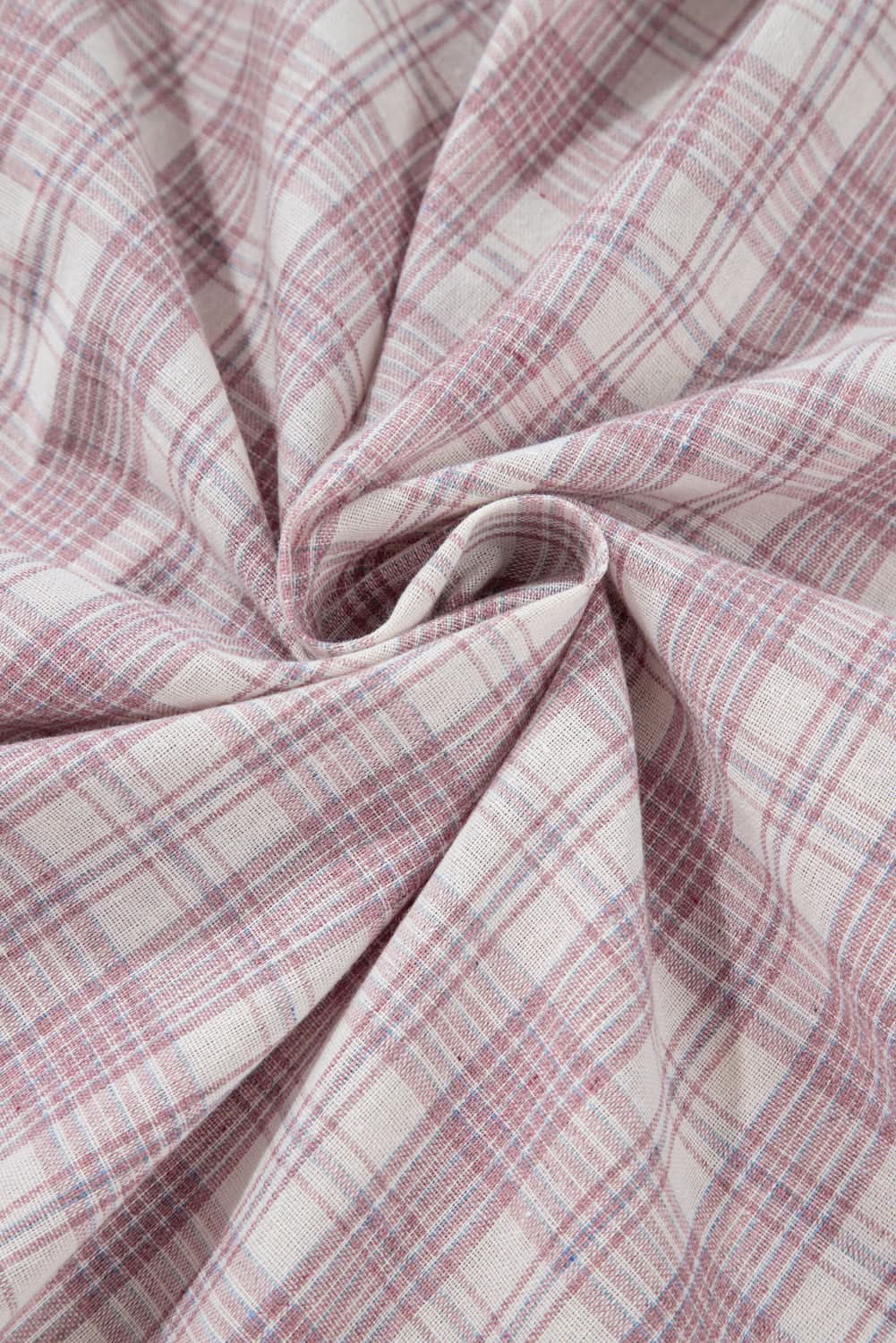 Love Salve Women's Hooded Plaid Shirt — Plus Size Comfort