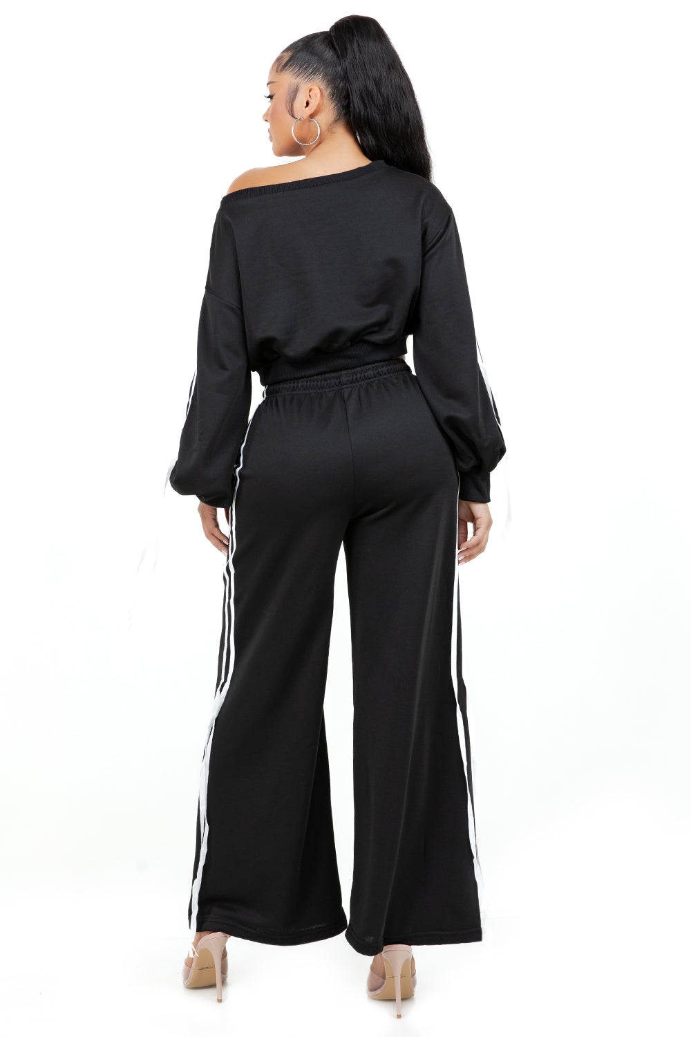 WOMEN FASHION SWEATSHIRT AND PANTS SET